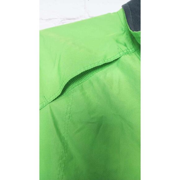 Nike Running Windbreaker Jacket Womens SZ Small Reflective Lime Neon Green - Picture 6 of 10